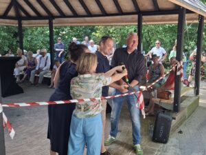 Paviljoen in het Verbindingsbosje