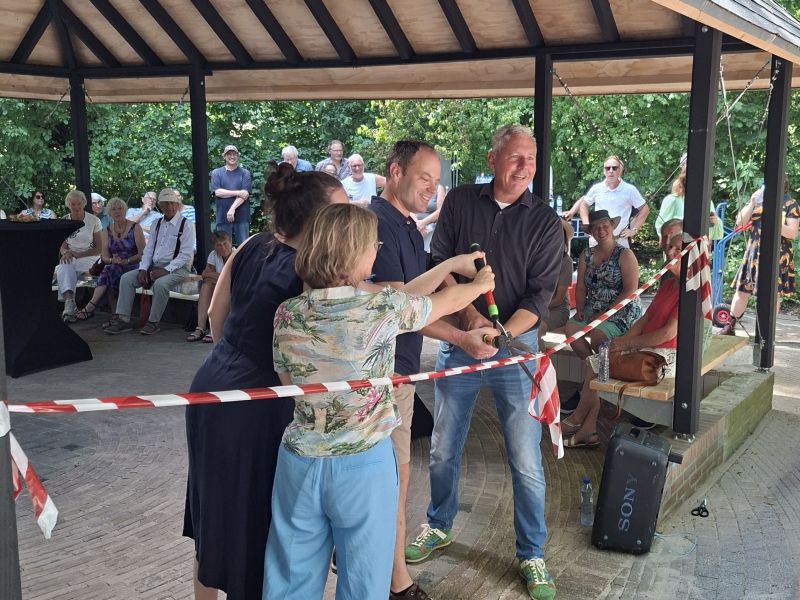 Paviljoen in het Verbindingsbosje